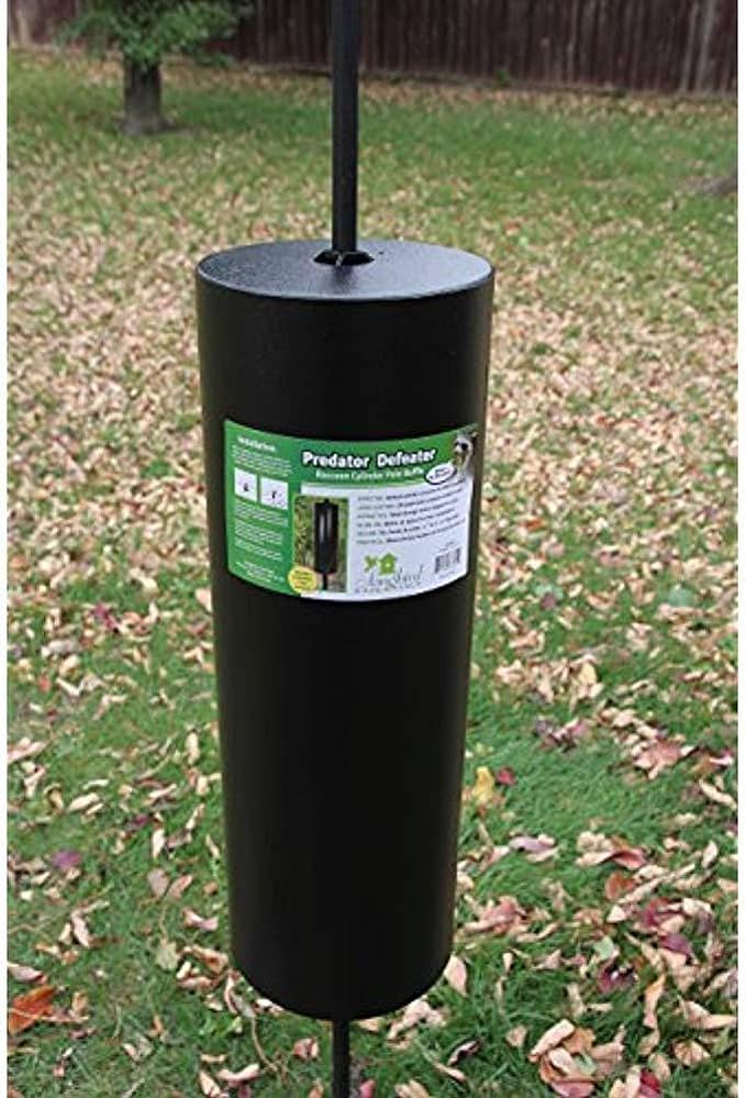 Songbird Essentials Predator Defeater Raccoon and Squirrel Baffle, 24" Tall 8" Diameter