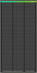 Newpowa PRO 100 Watt 12 Volt Monocrystalline 100W 12V Solar Panel, 9 busbar PV Module, High Efficiency Mono Module RV Marine Boat Off Grid