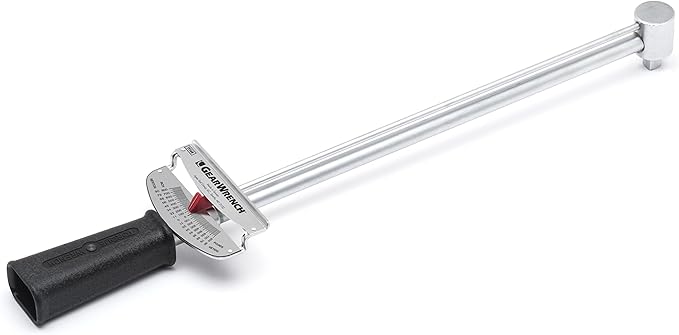 GEARWRENCH 3/8" Drive Beam Torque Wrench 0-800 in/lbs. - 2956N , Black
