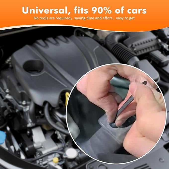 Nylon Universal Cable Tie Buckle, Automotive Zipper Clips, Self-Locking Zip Tie Clips with UV & Heat Resistant for Car Auto Bumper Fender Trunk Repair (120PCS)