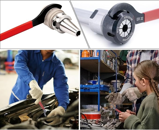 10pcs Coilover Spanner Wrench Set, for Suspension System and Shock Adjustment