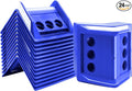 24Pack Flatbed Strap Protector Corner Edge Protector Plastic Blue for Cargo Loads Box Truck Equipment Webbing to Protect Cargo