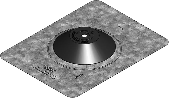 Oatey G12801 Solar Roof Flashing, Galvanized, Gray (Pack of 12)