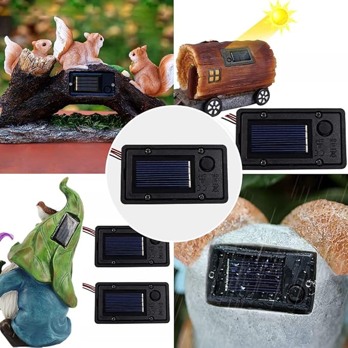 Battery Box, Solar Lantern Light Replacement Parts Top for Outdoor Hanging Lanterns Container Home Solar Lamp Hanging Lantern Led Accessories DIY Garden Decor (4PCS)