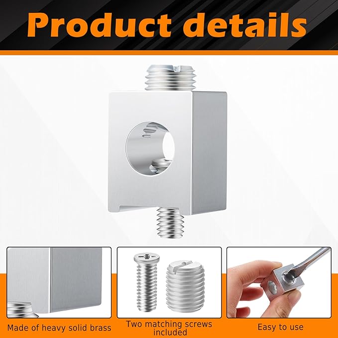 Blulu 6 Pieces #4-2/0 Neutral Lug Kit Circuit Breaker Ground Lugs Aluminum Grounding Lugs for Electrical Connections(6 Pieces, 4-2/0)