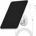 Solar Panel for eufy Camera,Security Camera,5V 4W Solar Panel for eufyCam 2/2 Pro,2C/2C Pro,E,soloCam E20/E40 Spotlight,IP65 Waterproof USB-C Solar Panel Charger for eufy with Micro USB & Rubber Plug