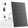 3W Solar Panel for Security Camera Wireless Outdoor - Compatible with Solar Security Cameras X2//F5/MW3/W3K/PG1/PW1, 10 ft Type C Cable,Suitable for All Solar Security Camera(Type C Port)