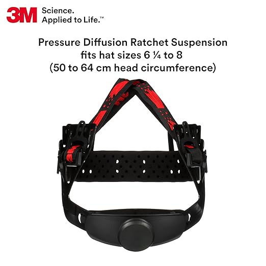 3M Hard Hat SecureFit H-812SFR-UV, Black, Non-Vented Full Brim Style Safety Helmet with Uvicator Sensor, 4-Point Pressure Diffusion Ratchet Suspension, ANSI Z87.1