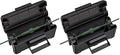 TICONN Outdoor Electrical Box, IP54 Splash-Proof Outdoor Extension Cord Cover, Protects Power Strip, Plug, Socket, Timer, Holiday Lights (Black, Small) (Pack of 2)