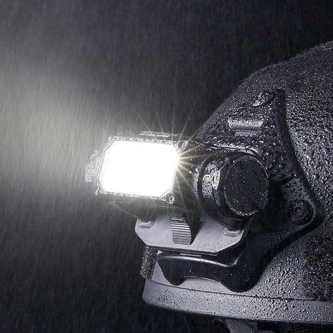 Nitecore HC65M UHE 2000 Lumen Tactical Helmet Light Headlamp, NVG Mountable USB-C Rechargeable with Red and White Lights