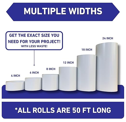 Eagle 1 Aluminum/Vinyl Siding Coil (Multiple Sizes) Each Roll Includes Free 1.25" Matching Stainless Steel Trim Nails - Fascia Cover- Aluminum Flashing Roll (24" x 50 FT, Burgundy)