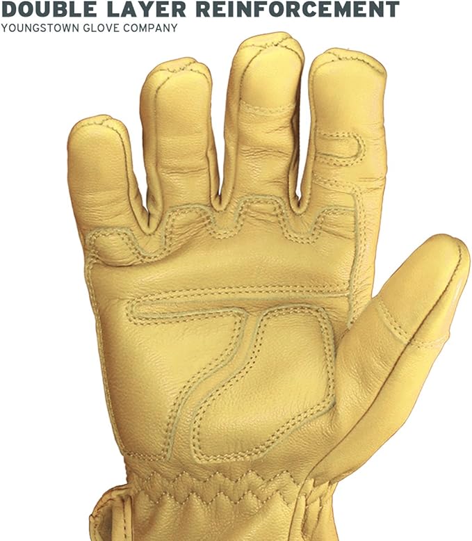 Youngstown Glove Company Arc Flash Gloves, Goat Grain Leather, M, PR