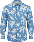WoahBros FR Shirts for Men, 8oz Midweight Flame Resistant Welding Shirt, 100% Cotton, Pearl Snap Buttons - CAT2/NFPA2112