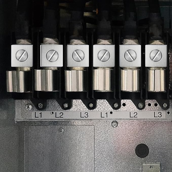 5 PCS #4-2/0 Neutral Lug Kit, Aluminum Grounding Lugs for Circuit Breaker and Electrical Connections