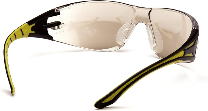 Pyramex Endeavor Plus Safety Glass Black/Gray Frame With Foam Padding Clear H2MAX Anti-fog Lens