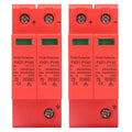 2P Protective Devices 2pcs 2P Protective Devices 40KA DC Photovoltaic Arrester with Remote Protectors (DC 500V)