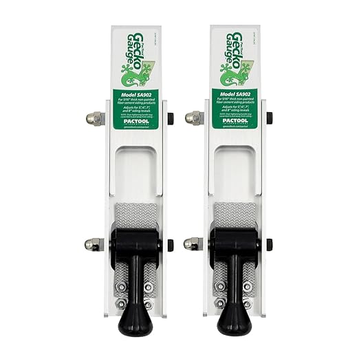 PacTool SA902 Aluminum Gecko Gauge Hardi Board Siding Gauges BRAND NEW