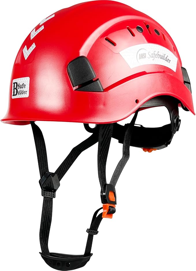 Construction Safety Helmet ABS Hard Hat Adjustable Ventilation System Hardhats Industrial Work Head Protection for Men Certified ANSI/ISEA Z89.1