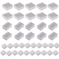 40 PCS Raspberry Pi 4 Heatsink Kit with Thermal Conductive Adhesive Tape, Aluminum Heat Sink Cooler and Copper Heatsink for Raspberry Pi B B+ 2/3/4/5