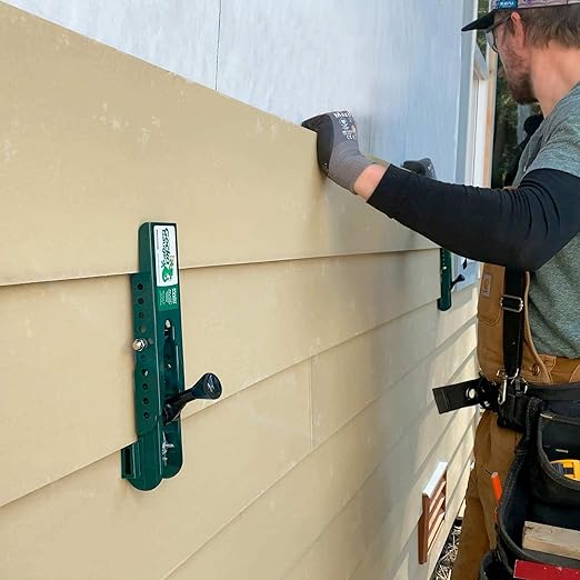 PacTool Gecko Gauge, The Original Home Siding Installation Kit - For Use with 5/16 Inch Fiber Cement Siding and James Hardie Siding, Includes 2 Gecko Gauge Clamps