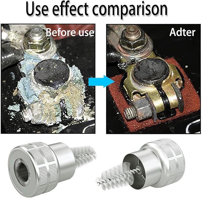 Battery Terminal Cleaners and Battery Terminal Anti Corrosion Washers Protector Fiber Washers,Battery Cleaner for Car Marine Battery