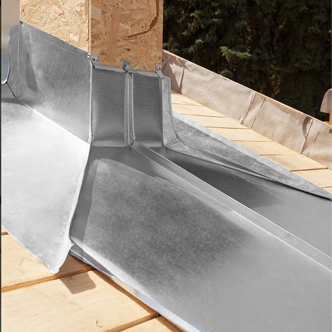 4'' X 50' Aluminum Flashing Roll Metal Roof Flashing for Garden Aluminum Roofing Panels Strips for Stains Prevention, Sealing Windows Doors