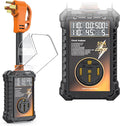 RV Surge Protector 50 Amp, 16000 Joules Surge Guard Protection with Waterproof Cover, Automatic Over/Under Voltage & Temperature Shutoff, 6 in 1 LED Display for Travel Trailers