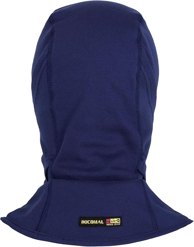 BOCOMAL FR Flame Resistant Balaclava Face Mask Arc Rated NFPA2112 CAT2 Helmet Liner Covering Hood for Welding