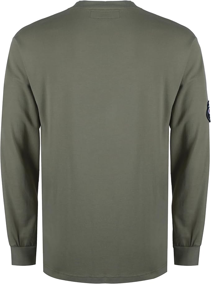 BOCOMAL FR Shirts Flame Resistant Shirt 5.5oz 100% Cotton Light Weight CAT2 Fire Retardant Henley Shirts