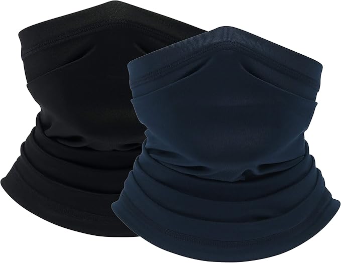 UV Protection Cooling Neck Gaiter Face Mask Scarf for Men - Windproof Neck Cover Bandana Neck Warmer Mask