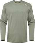 FR Shirts for Summer 5.5OZ Lightweight Breathable Vented Mesh Flame Resistant Long Sleeve Crew T-Shirt CAT2