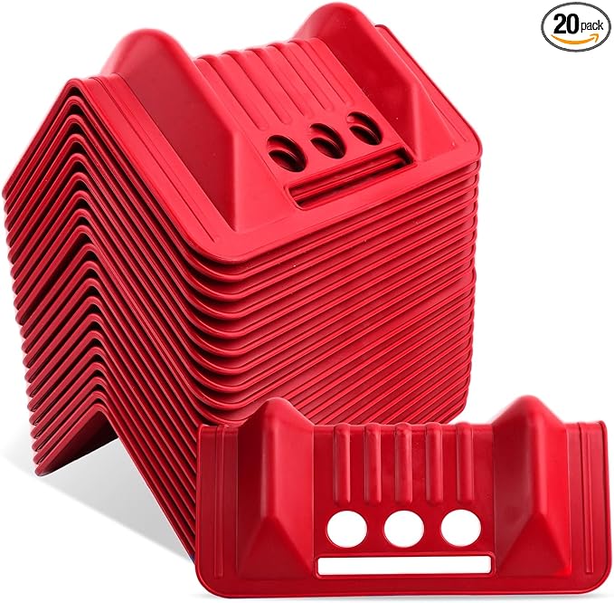20 Pack Corner Edge Protectors for Cargo Loads, Heavy Duty Tiedown Corner Protector Flatbed Edge Corner Protector Holder Edge Protectors for Pallets,Trailer,Truck