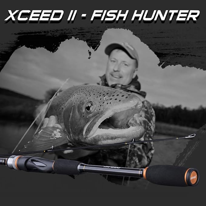 Goture Travel Fishing Rods, 4 Piece Fishing Pole with Case/Bag, Casting/Spinning Rod,Ultralight Fishing Baitcasting Rod 7ft for Saltwater Trout, Bass, Walleye, Pike