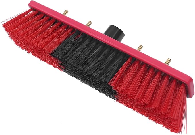 26ft Water Fed Pole Cleaning Brush Tool, 2 in 1 Rotatable Window Cleaning Kit for Indoor Outdoor Window+ Solar Panel Clean Washing