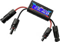 Amp Watt Meter Power Analyzer For Solar Panels Or Wind Turbines System, 150A 200A Aircraft Power Meter Tester Backlight Digital LCD Screen for RC Solar Voltage Current Power (200A)