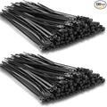 120 PCS 15 Inch Plastic Zip Ties with Screw Holes, Heavy Duty Mountable Cable Ties, UV Resistant Electrical Zip Ties for Indoor & Outdoor (Black)