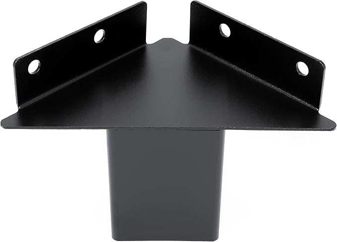 KUAFU Outdoor 4x4 Deer Stand Brackets Compound Angle Brackets for Deer Stand Hunting Blinds Shooting Shack (Set of 4) Shooting Shack Tree House Observation Decks Steel