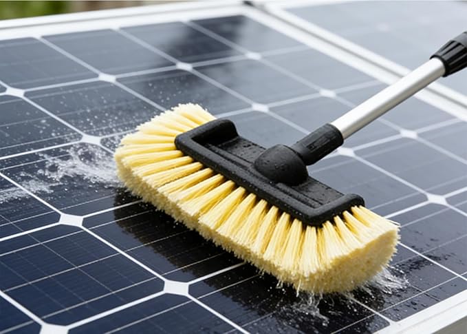 60" Car Wash Brush with Long Handle Soft Bristle Scrub Cleaning Mop with Extendable Handle for Car SUV Truck Caravan Boat Solar Panel House Siding, Sweep Snow, Yellow