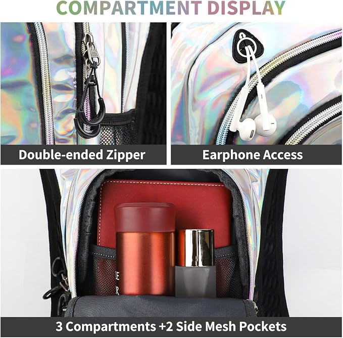 Hydration Pack, Hydration Backpack with 2L Hydration Bladder, Festival Essential Water Backpack, Lightweight Hydration Bag Hydropack Hydro for Running, Biking, Music Festival Gear, Rave