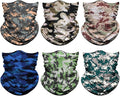 Venswell Neck Gaiter Face Mask Men Women,Seamless Bandana Rave Face Cover Scarf Mask,Balaclava,Headband, Head Wrap,Headwear