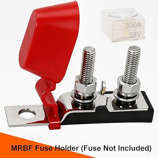 Terminal Fuse Block Marine Rated Battery Fuse MRBF Terminal Holder 30-500 AMP for EVs, RVs, Yachts, Charging Stations - High - Amp Systems, Multiple Battery Types