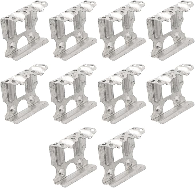 Aluminum Solar Panel Deflector for Photovoltaic Modules, 30-45mm Frame Compatible, Automatic Water Drain Clip for PV Panels, 10 Pack（35mm）