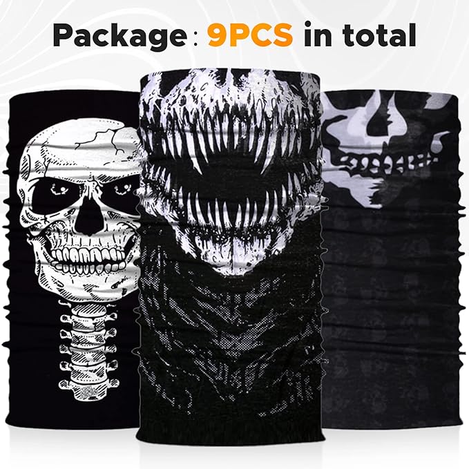 JOEYOUNG Headwear, Bandana, Neck Gaiter Head Wrap Headband Balaclava Magic Scarf