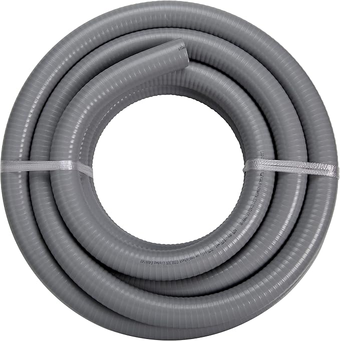 Maxxima 1 in. x 25 ft. Flexible PVC Non Metallic Liquid Tight Electrical Conduit 25 Foot Roll