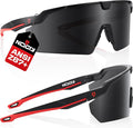 NoCry Tinted Safety Glasses For Men and Women with Premium Anti-Fog & Anti-Scratch — 100% UV Protection — Safety Sunglasses for Men or Z87 Sunglasses for Women — Perfect ANSI Z87 Safety Glasses Tinted