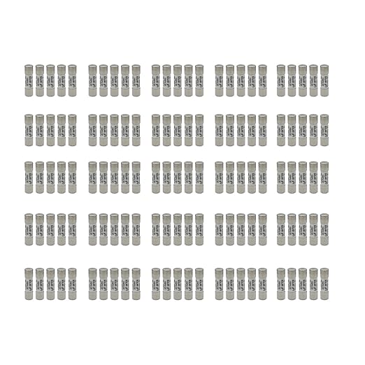 ZOOKOTO 100 Pcs 10x38mm 1000V DC Solar PV Photovoltaic Fuse 15A in line Fuse 15A UL:1000V DC In20A/40.3kA