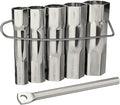 DURATECH Shower Valve Socket Wrench Set with Bar Handle for Removing Tub & Shower Valve, SAE, Includes 21/32”x 27/32”, 29/32”x 31/32”, 1-1/32” x1-3/32”, 1-5/32”x1-9/32”, 1-11/32”x 1-7/16”, 5-Piece