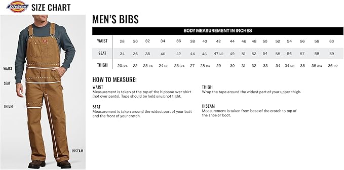 Dickies Men's Bib Overall