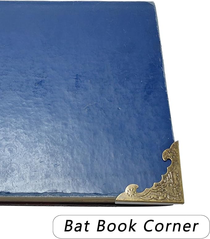 30Pcs Metal Corner Protector, 40mm Corner Protectors, Cabinet Corner Protectors, Decorative Vintage Album Corner Protector, Corner Edge Cover for Book Menu Furniture Table Edge