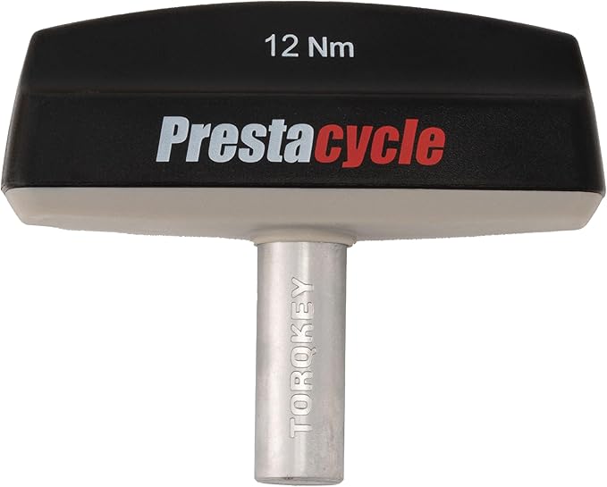 Prestacycle Pro TorqKeys 12Nm T-Handle Torque Limiting Tool – Torque Wrench Bit with Ergonomic Low-Profile Grip, Magnetic 1/4" Hex Bit Retention, Durable Zinc Shaft